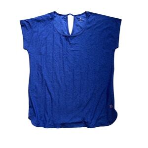 Tuff Athletics Royal Blue Women's Short Sleeve Top Sz XL